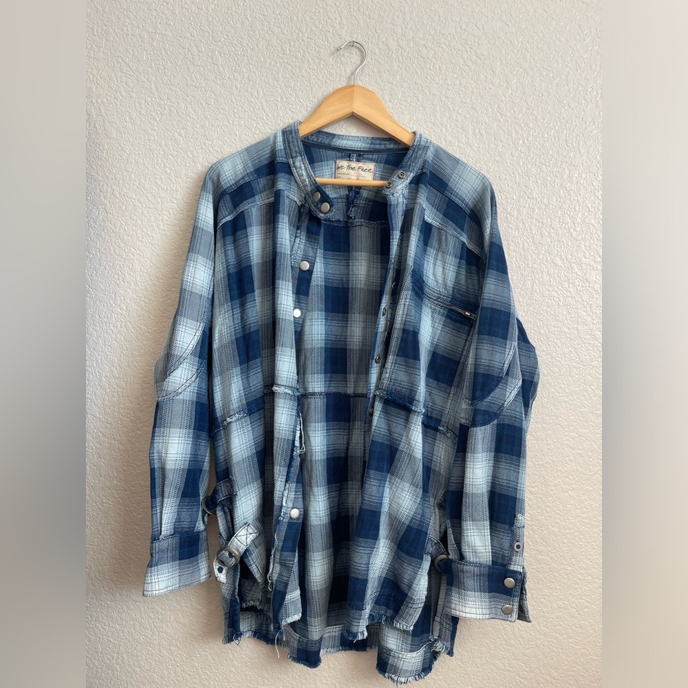We The Free by Free People Plaid Jacket
